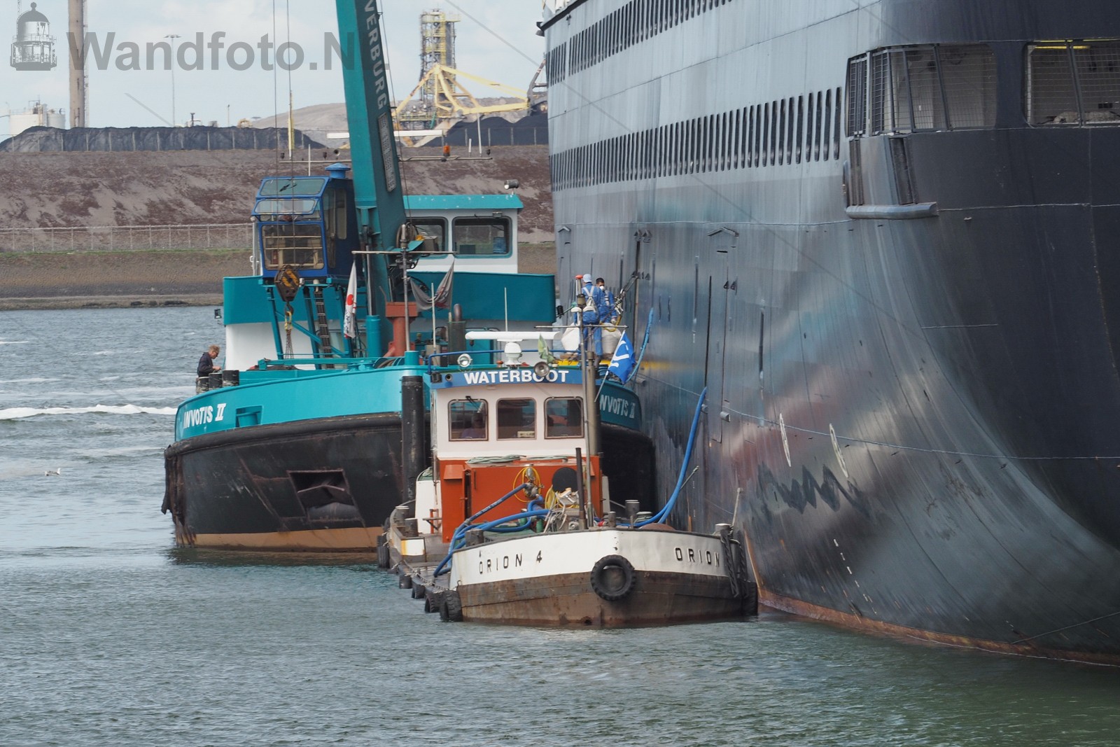 Cruiseschip Zaandam komt bevoorraden