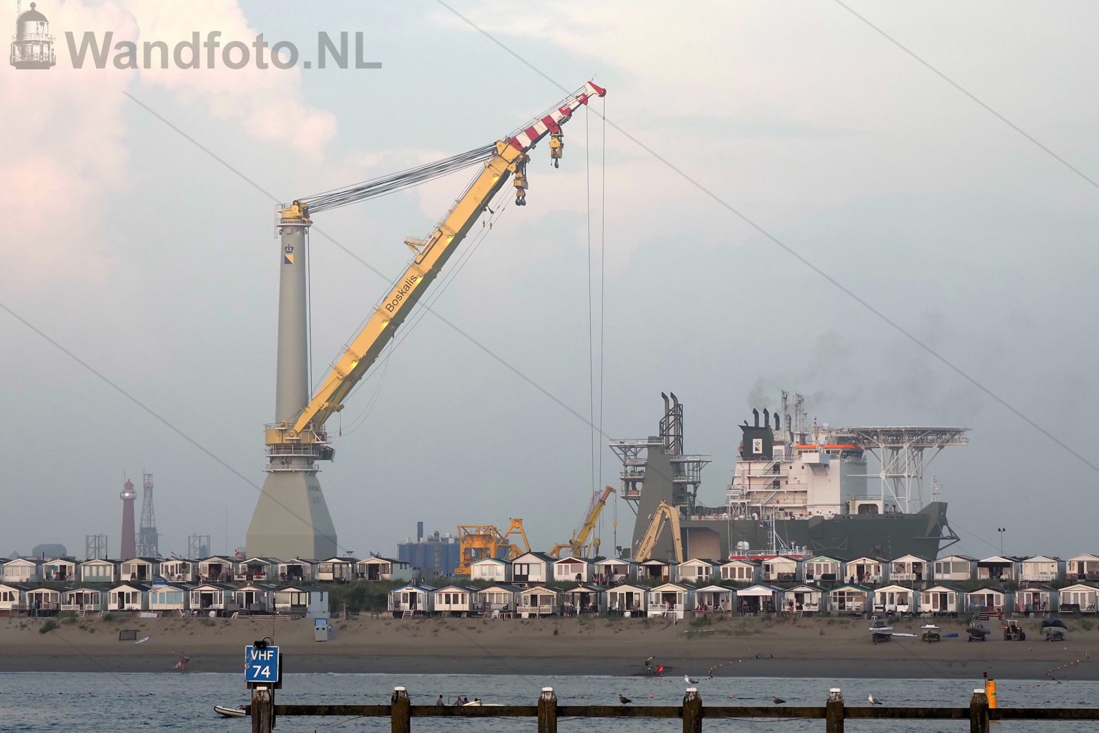 Transport drilling template van Breman op Bokalift 1