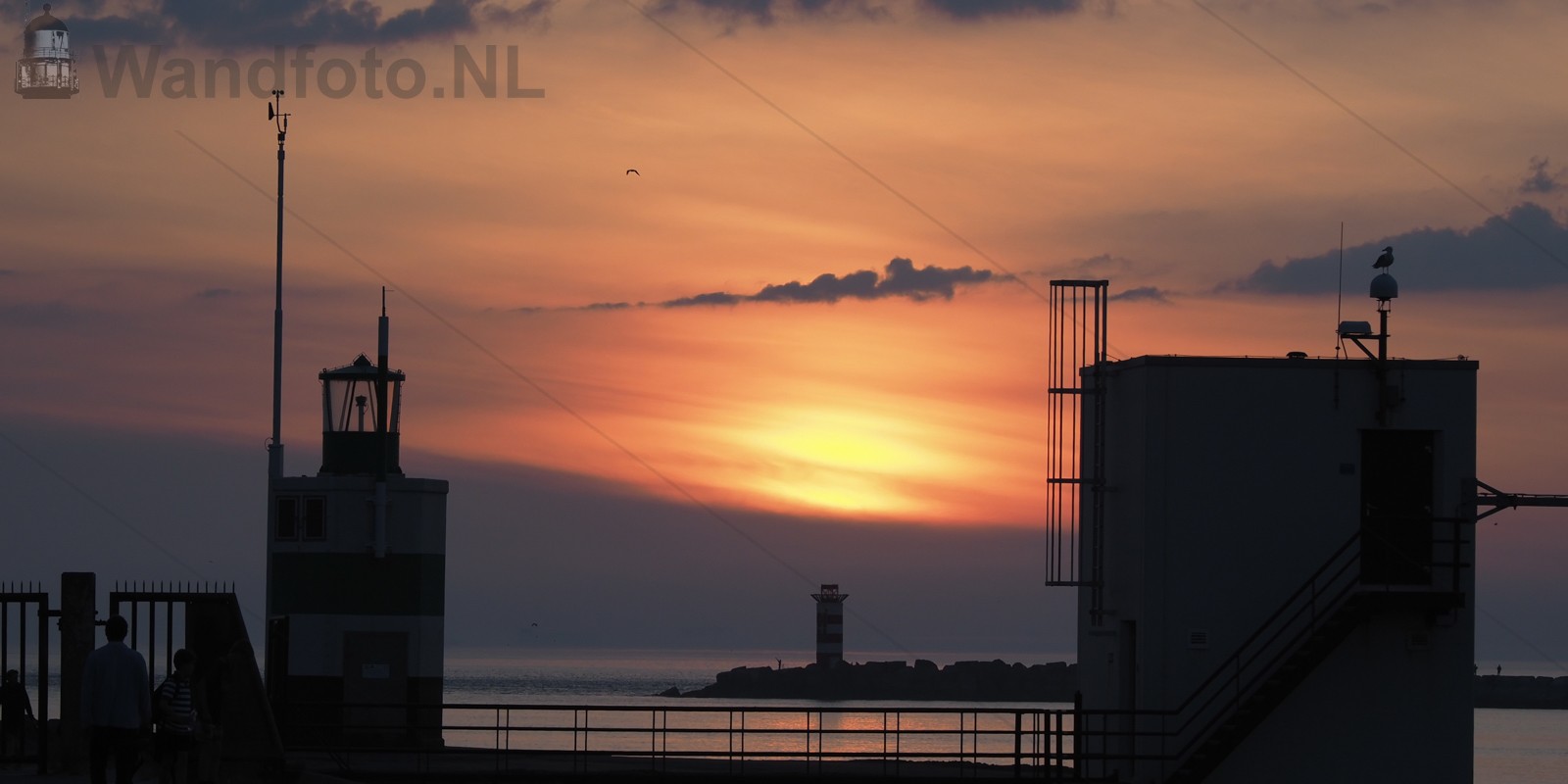 Zonsondergang bij Kop Oude
