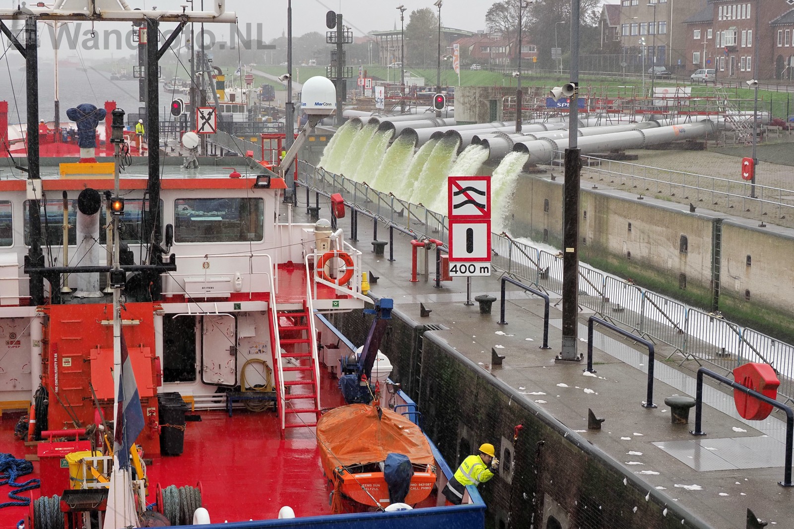 Tijdelijke pompen Steigerweg - Loswal