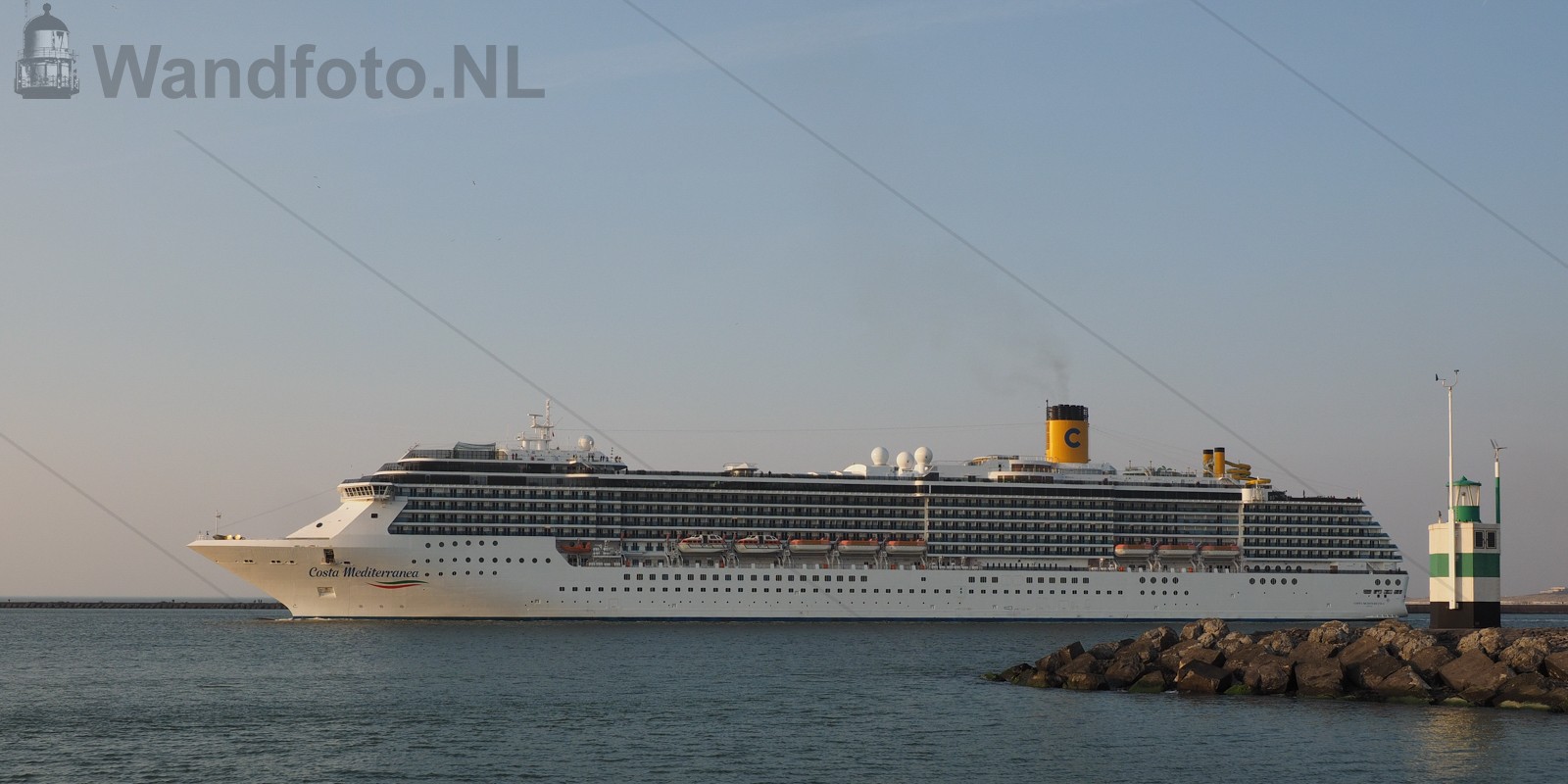 Maiden Call Cruiseschip Costa Mediterranea