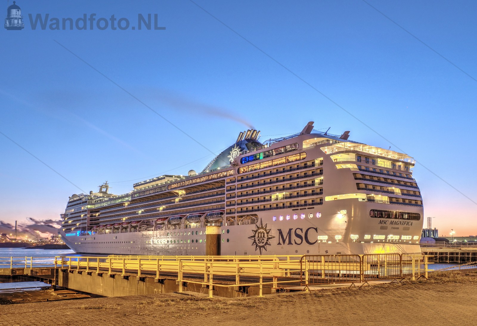 MSC Magnifica at Felison Cruise Terminal
