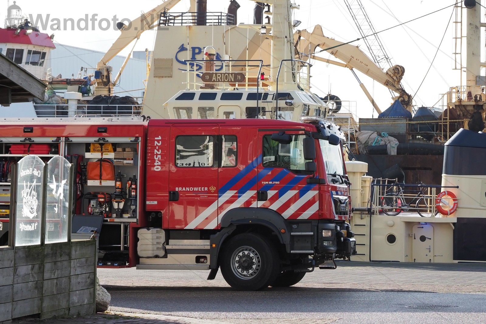 4WD tankautospuit 12-2540 van brandweer