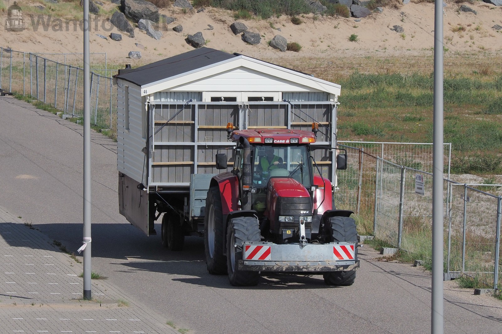 Strandhuisjestransport Kleine Strand