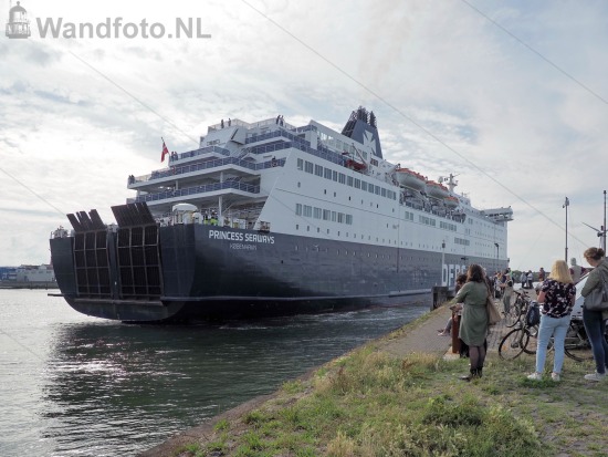 Verhalen cruiseferry Princess Seaways van de Cruisekade naar de