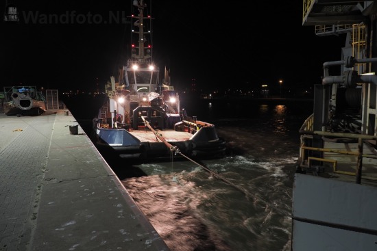 Aankomst booreiland Paragon B391
