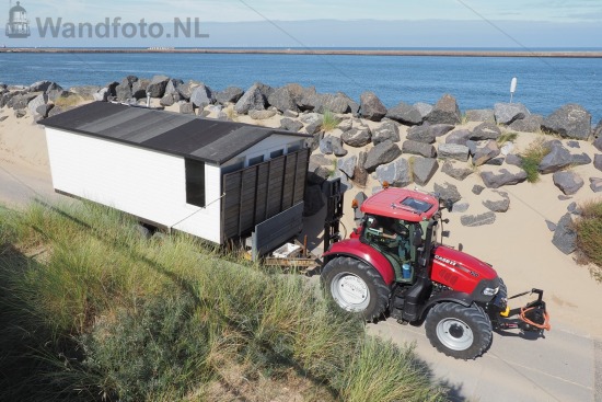 Strandhuisjestransport Kleine Strand