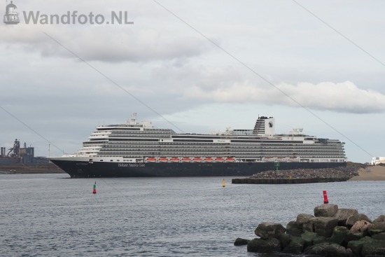 Vertrek gloednieuw cruiseschip Rotterdam