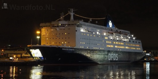 Cruiseferry Princess Seaways overnacht in