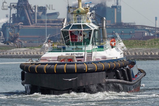 Calibreren trekkrachtapparatuur sleepboot Jupiter