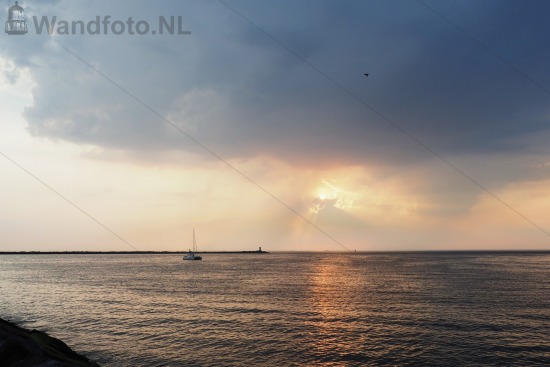 Zonsondergang Buitenhaven - Noordzee
