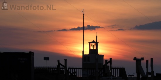 Zonsondergang bij Kop Oude
