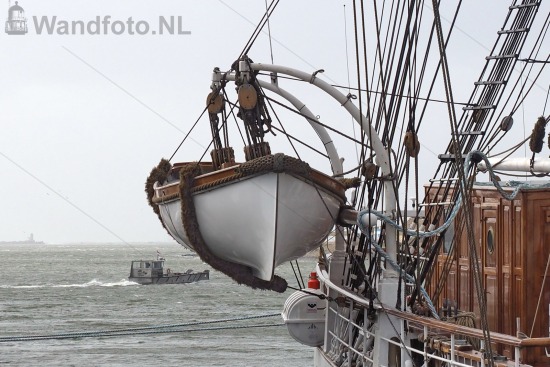 Training ship Christian Radich aan de Cruisekade, Cruisekade, IJ