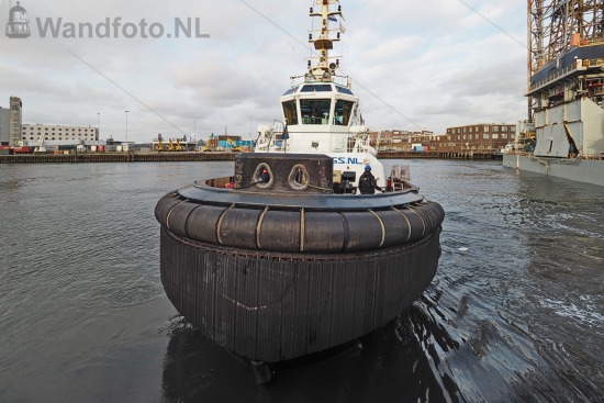 Booreiland Caprio vertrekt naar Vlissingen