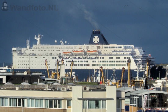 Cruiseferry Princess Seawyas terug uit Amsterdam