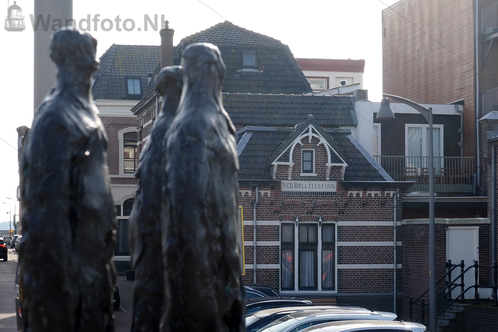 Beeld Kanaalgravers, Sluisplein, IJmuiden