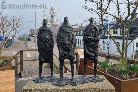Beeld Kanaalgravers, Sluisplein, IJmuiden
