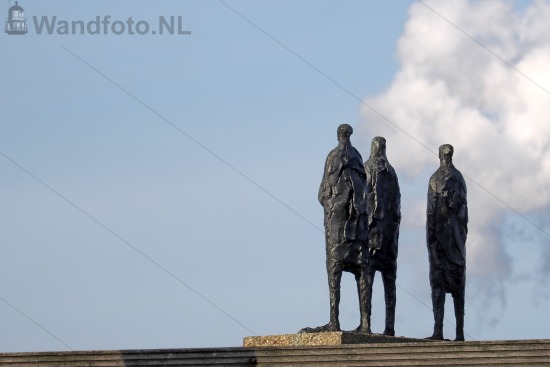 Beeld Kanaalgravers, Sluisplein, IJmuiden