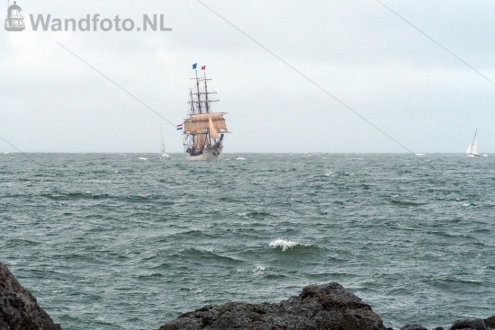 Bark Europa gearriveerd in IJmuiden