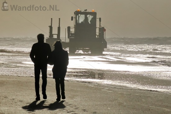 Walking on Zandvoort beach