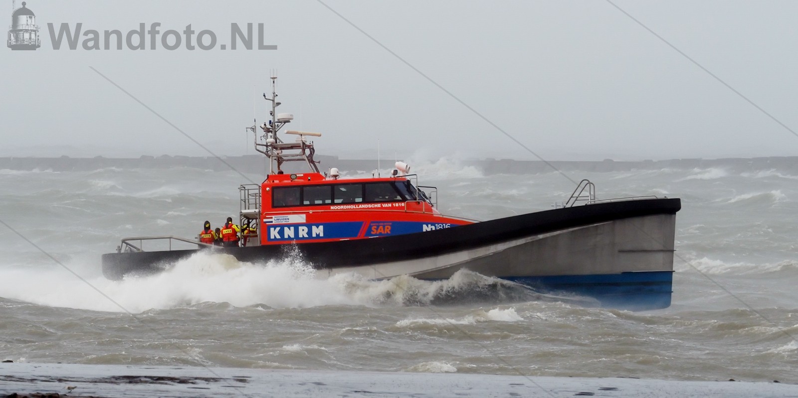 Inslingeren reddingboot Nh1816
