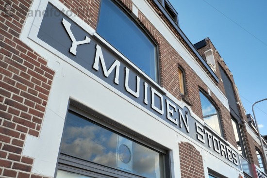 Restored front of Ymuiden Stores