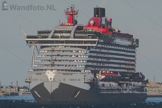 Vertrek bij cruiseschip Valiant Lady