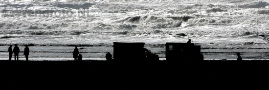 Kitesurfer met polsletsel