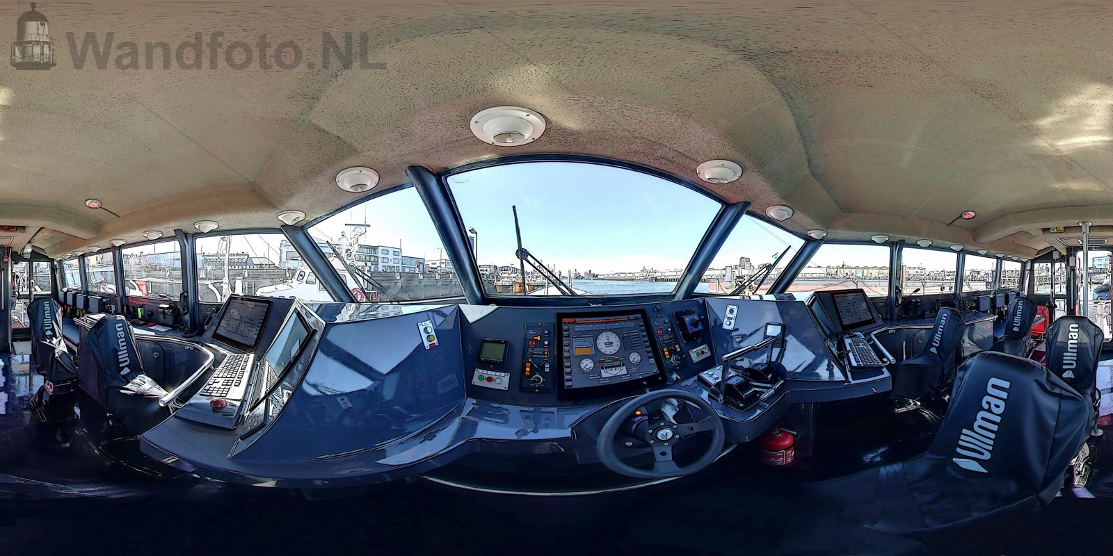 Lifeboat wheelhouse in 360