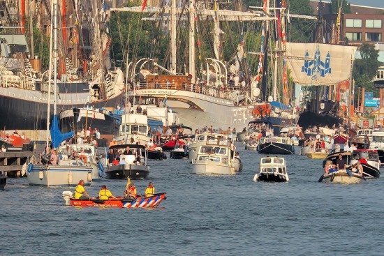 Life Brigade on patrol during Sail Amsterdam 2015.
